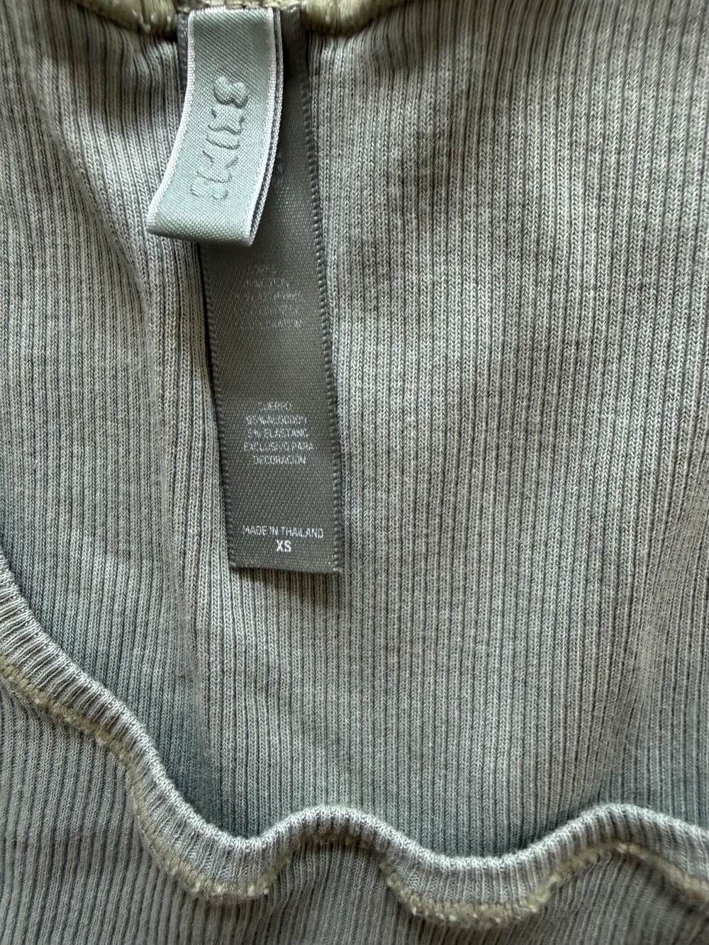 SKIMS Ribbed Tank Top — Olive - Picture 2 of 2